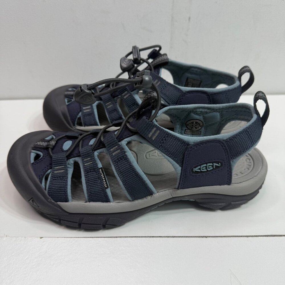 Keen Womens Size 8 US Gray & Blue Waterproof Outdoor Sandals